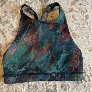 Lululemon High Neck Energy Longline Bra